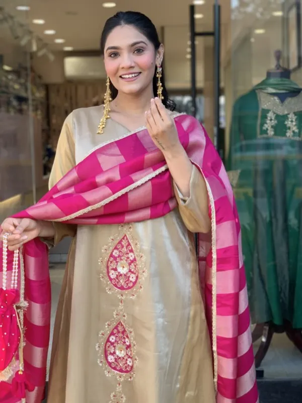 Beige_Embroidered_Straight_Kurta_Set_With_Dupatta_for_Women