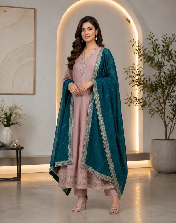 Pink_Vichitra_Anarkali_Embroidered_Kurta_With_Pant_And_Dupatta_For_Women
