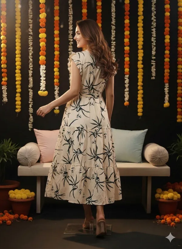 Beige_Rayon_Floral_Printed_Midi_Dress_For_Women