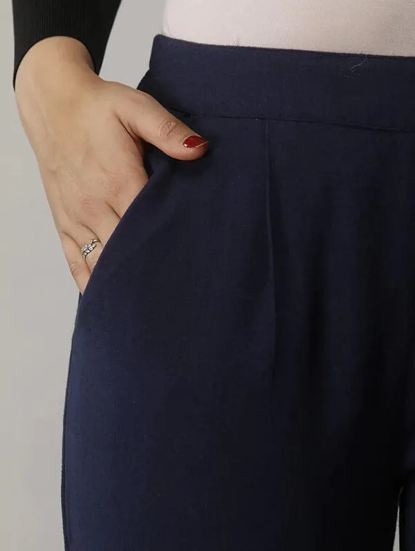Women_S_Solid_Navy_Blue_Cotton_Trousers_With_Pockets