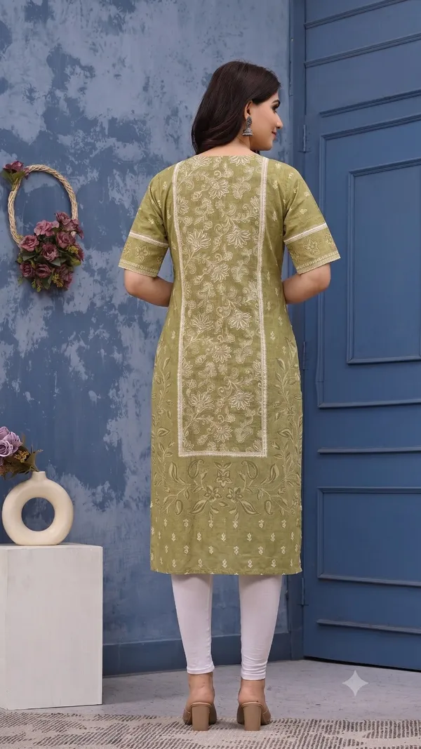 Women_S_Olive_Green_Pure_Cotton_Printed_Straight_Kurta