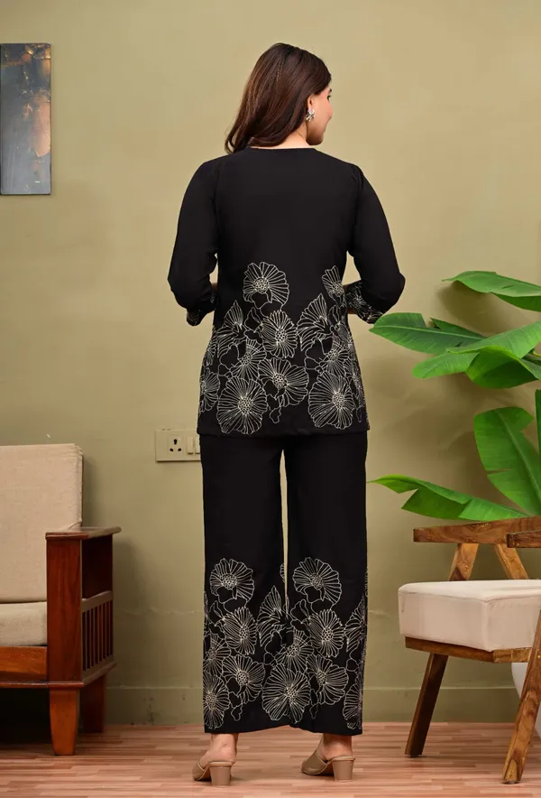 Black_Cotton_Floral_Printed_Co-Ord_Set_For_Women