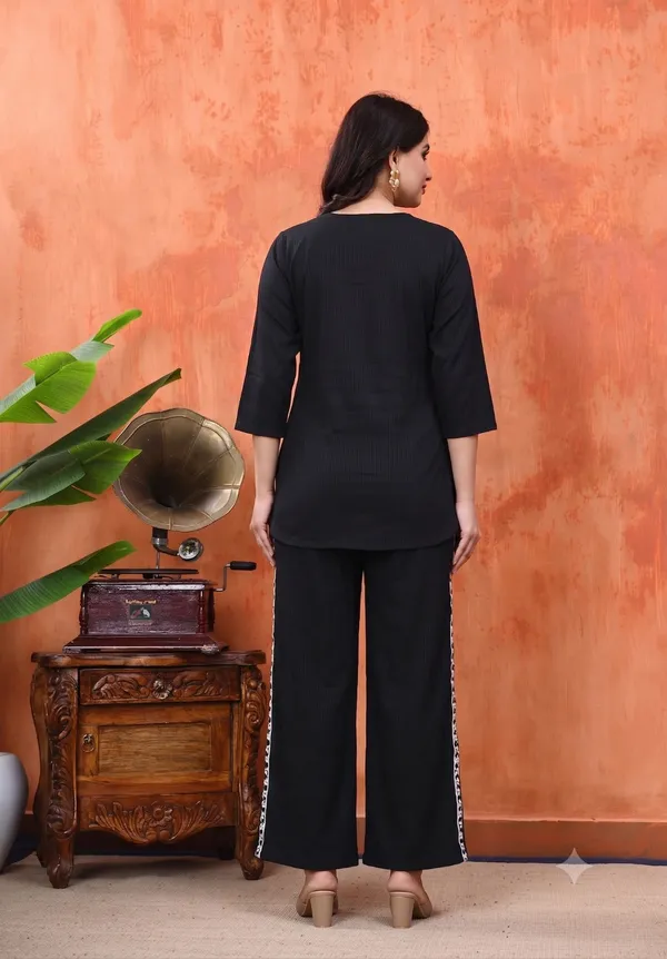 Black_Cotton_Embroidered_Top_With_Palazzo_For_Women