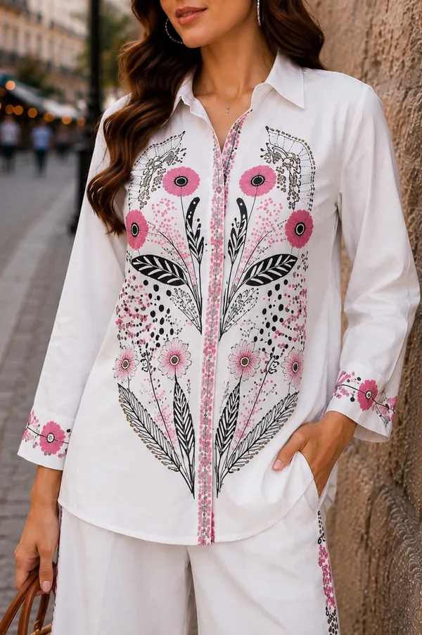 White_Cotton_Floral_Embroidered_Relaxed_Fit_Co-Ord_Set_For_Women