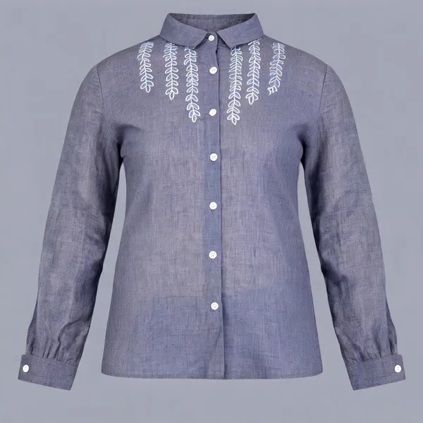 Grey_Cotton_Regular_Fit_Formal_Shirt_For_Women