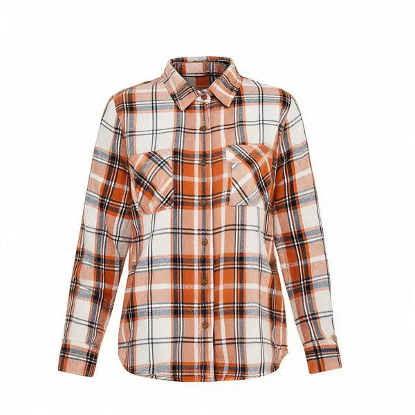 Multicolour_Cotton_Checked_Formal_Shirt_For_Women
