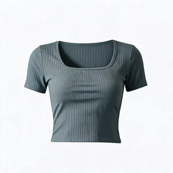 Grey_Cotton_Ribbed_Scoop_Neck_Crop_Top_For_Women