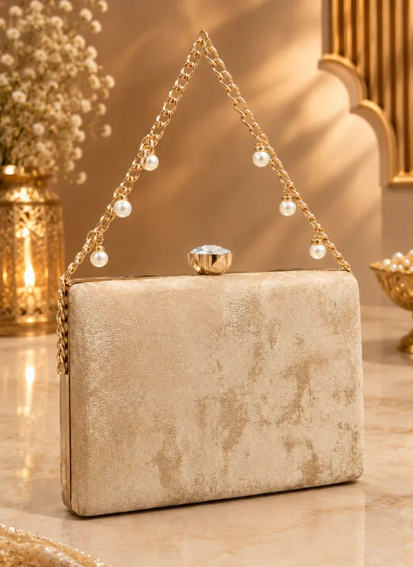 Champagne_Gold_Embellished_Designer_Clutch