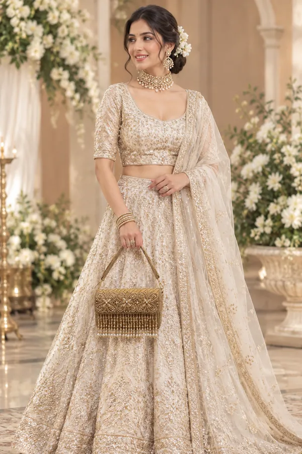 Golden_Copper_Embellished_Party_Handbag