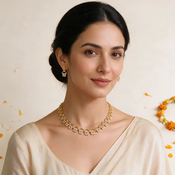 American_Diamond_Real-Look_Necklace_Set_For_Women