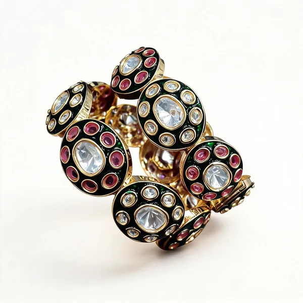 Gold_Silver_Brass_Stone-Studded_Bangles_For_Women