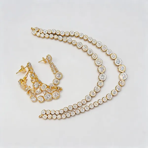 Silver_Gold_Brass_Crystal_Necklace_Set_For_Women
