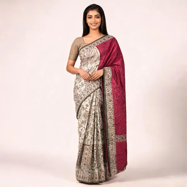 Maroon_Silk_Printed_Floral_Paisley_Saree_For_Women