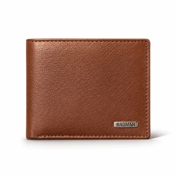 Tan_Genuine_Leather_Textured_Bi-Fold_Wallet_For_Men