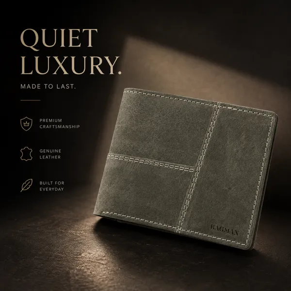 Olive_Green_Genuine_Leather_Slim_Bi-Fold_Wallet_For_Men