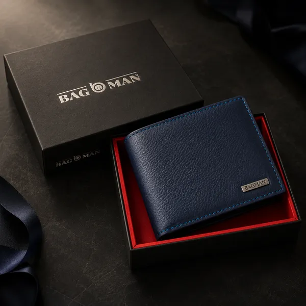 Navy_Blue_Genuine_Leather_Bi-Fold_Wallet_For_Men