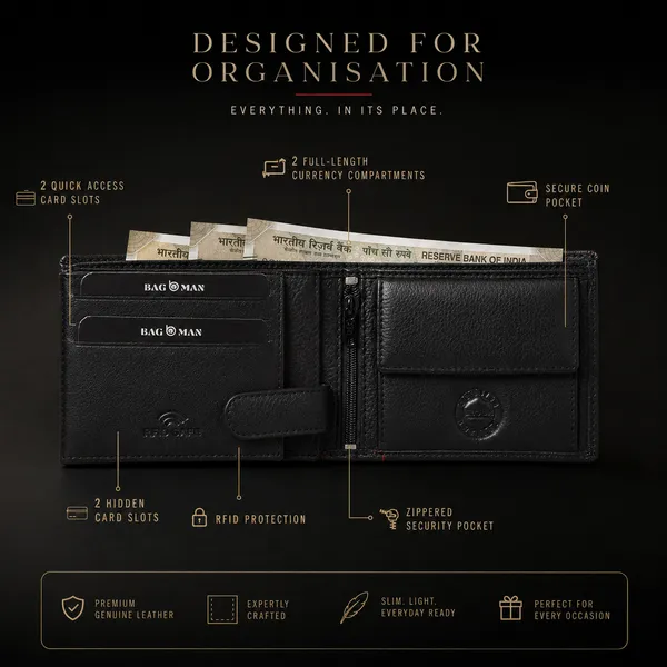 Black_Textured_Leather_Contrast_Stitch_Bi-Fold_Wallet_For_Men