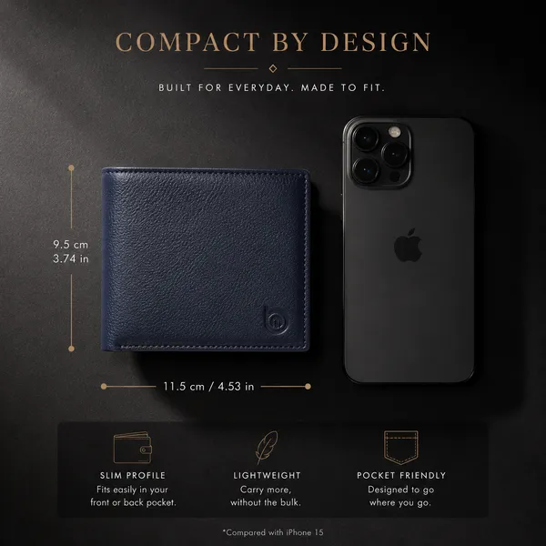Navy_Blue_Genuine_Leather_Bi-Fold_Wallet_For_Men
