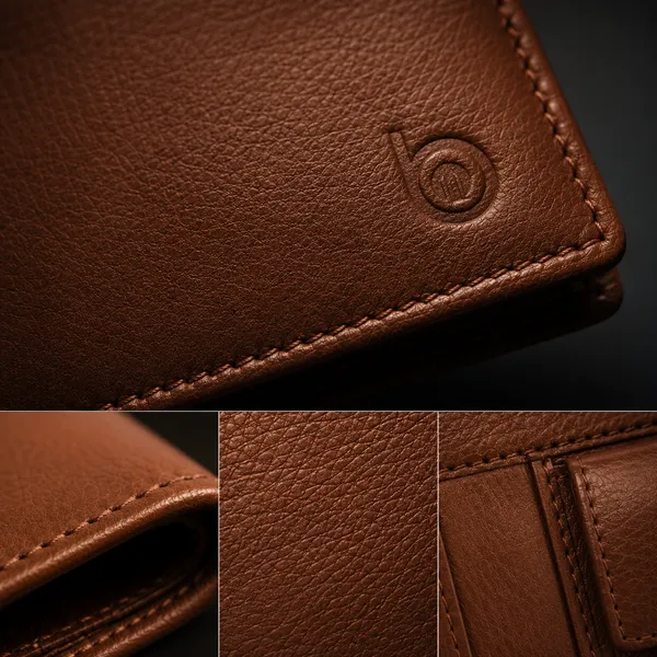 Tan_Grain_Leather_Bi-Fold_Wallet_For_Men