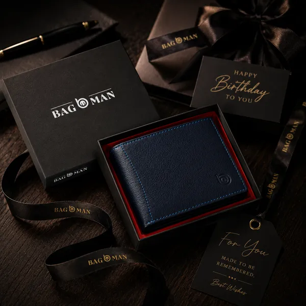 Navy_Blue_Textured_Leather_Bi-Fold_Wallet_For_Men