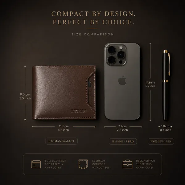 Brown_Textured_Genuine_Leather_Bi-Fold_Wallet_For_Men
