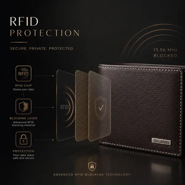 Brown_Textured_Genuine_Leather_Bi-Fold_Wallet_For_Men