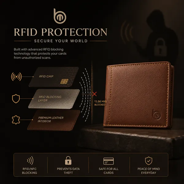 Tan_Genuine_Leather_Contrast_Stitch_Bi-Fold_Wallet_For_Men