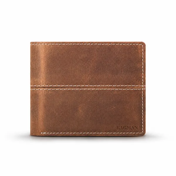 Tan_Hunter_Genuine_Leather_6_Slot_Bi-Fold_Wallet_For_Men
