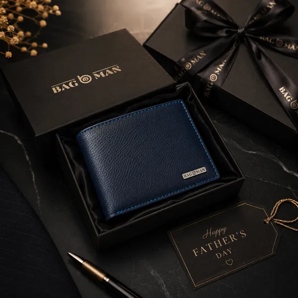 Navy_Blue_Genuine_Leather_Bi-Fold_Wallet_For_Men