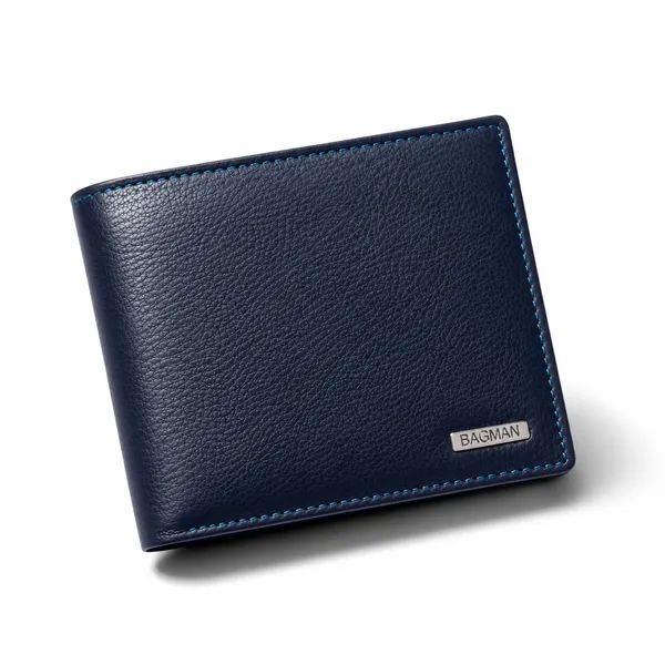 Navy_Blue_Genuine_Leather_Bi-Fold_Wallet_For_Men
