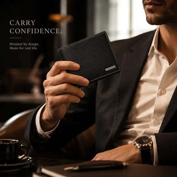 Black_Genuine_Leather_Bi-Fold_Wallet_For_Men
