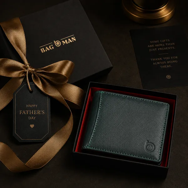 Green_Genuine_Leather_Bi-Fold_Wallet_For_Men