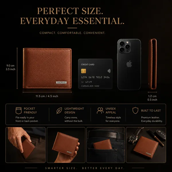 Tan_Genuine_Leather_Structured_Bi-Fold_Wallet_For_Men