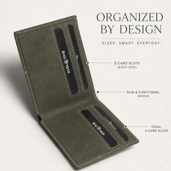 Olive_Green_Genuine_Leather_Slim_Bi-Fold_Wallet_For_Men