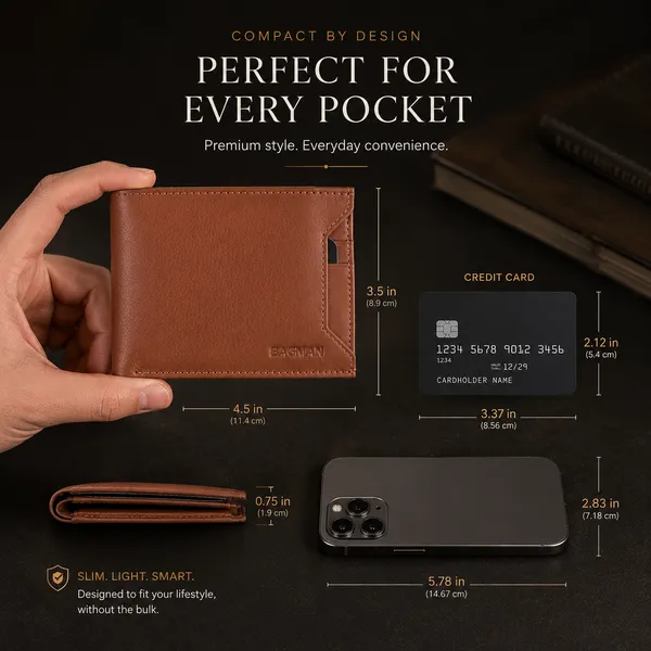 Tan_Smooth_Genuine_Leather_Bi-Fold_Wallet_For_Men
