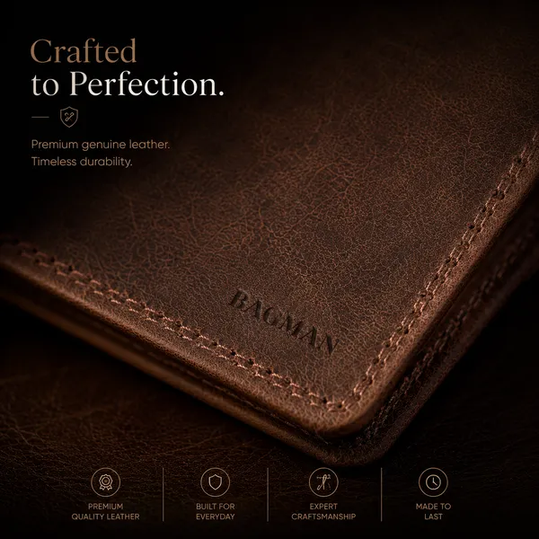 Tan_Hunter_Genuine_Leather_4_Slot_Bi-Fold_Wallet_For_Men