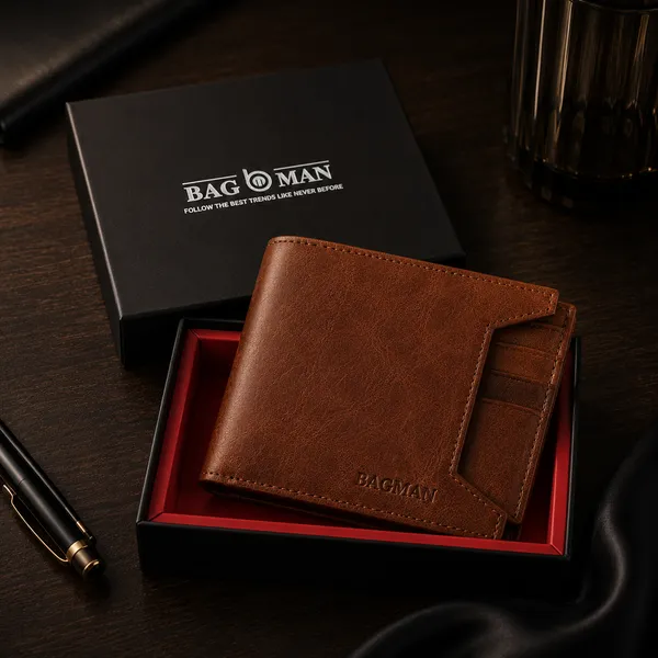 Tan_Hunter_Genuine_Leather_Classic_Bi-Fold_Wallet_For_Men