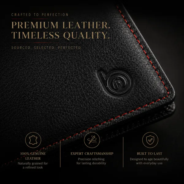 Black_Textured_Leather_Contrast_Stitch_Bi-Fold_Wallet_For_Men