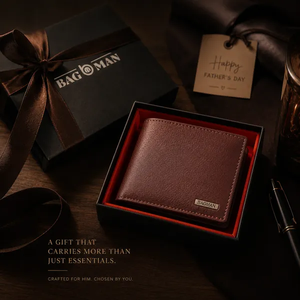 Maroon_Genuine_Leather_Structured_Bi-Fold_Wallet_For_Men