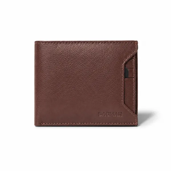 Maroon_Textured_Genuine_Leather_Bi-Fold_Wallet_For_Men