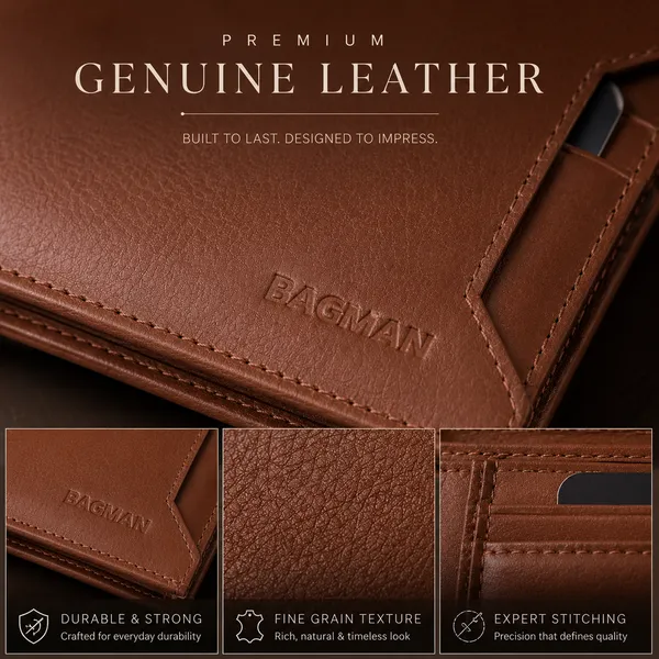 Tan_Smooth_Genuine_Leather_Bi-Fold_Wallet_For_Men