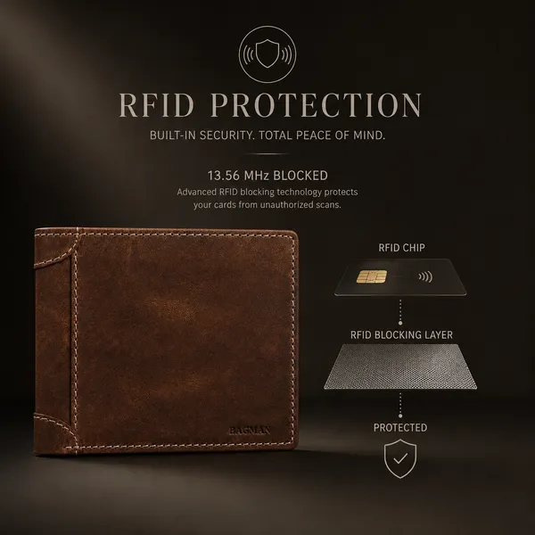 Tan_Hunter_Genuine_Leather_Textured_Bi-Fold_Wallet_For_Men