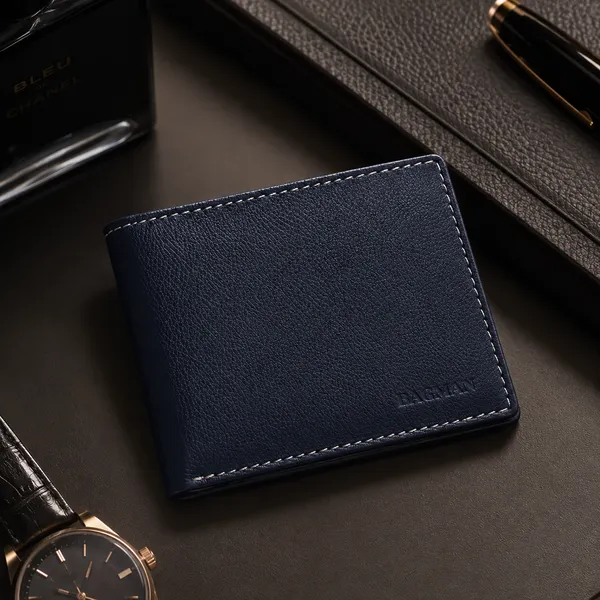 Navy_Genuine_Leather_Slim_Bi-Fold_Wallet_For_Men