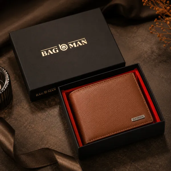 Tan_Genuine_Leather_Textured_Bi-Fold_Wallet_For_Men