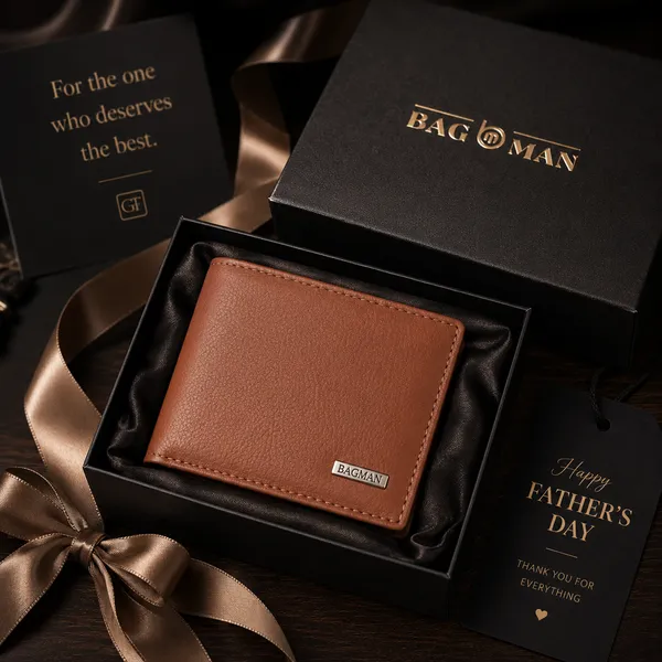 Tan_Textured_Genuine_Leather_Bi-Fold_Wallet_For_Men