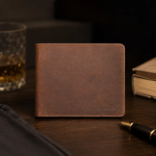 Tan_Hunter_Genuine_Leather_6_Slot_Bi-Fold_Wallet_For_Men