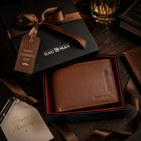 Tan_Smooth_Genuine_Leather_Bi-Fold_Wallet_For_Men