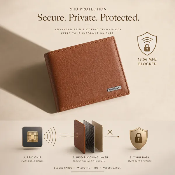 Tan_Genuine_Leather_Textured_Bi-Fold_Wallet_For_Men