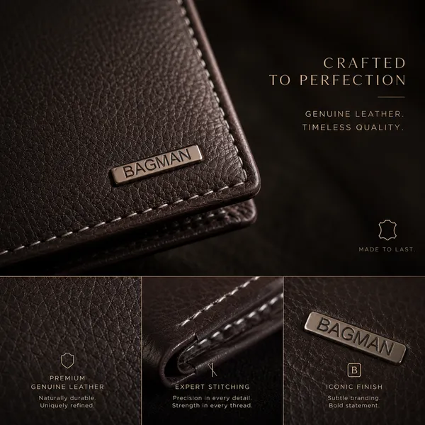 Brown_Textured_Genuine_Leather_Bi-Fold_Wallet_For_Men