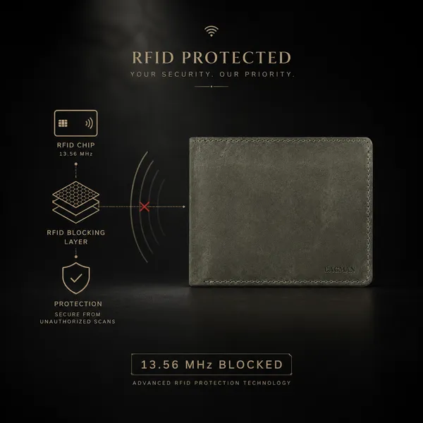 Grey_Genuine_Leather_Rfid_Bi-Fold_Wallet_For_Men